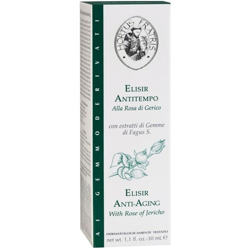 Hortus Fratris Elisir Anti - Aging Pretgrumbu eliksīrs sejai ar Jericho rožu ekstraktu 30ml