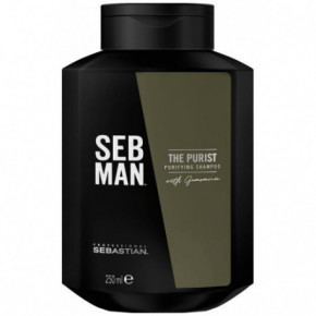 Sebastian Professional SEB MAN The Purist Shampoo Attīrošs pretblaugznu šampūns 250ml