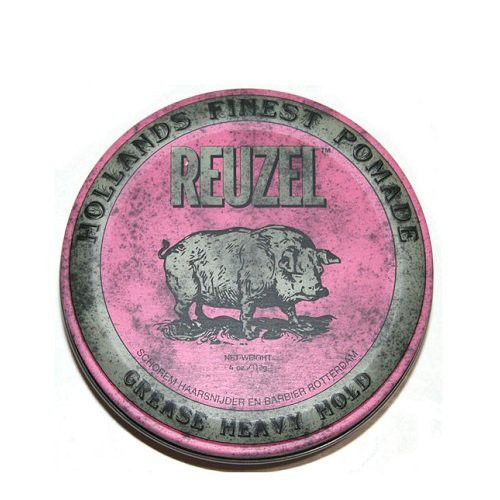 Reuzel Pink Heavy Hold Grease Stipras fiksācijas matu vasks 340g