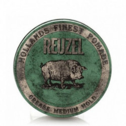 Reuzel Green Medium Hold Grease Vidējas fiksācijas matu pomāde 35g