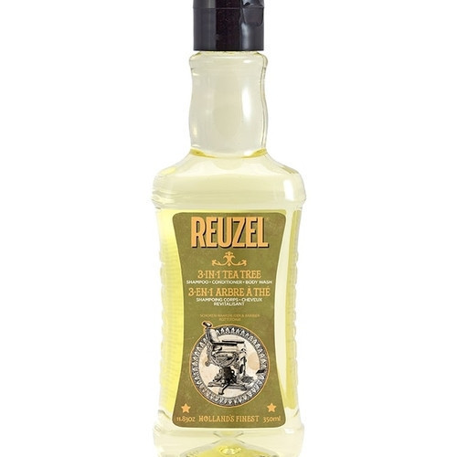 Reuzel 3in1 Tea Tree Shampoo, Conditioner & Body Wash Šampūns, kondicionieris un dušas želeja 100ml