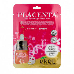 Ekel Placenta Ultra Hydrating Essence Mask sejas maska ar placentas akstraktu 1gab.