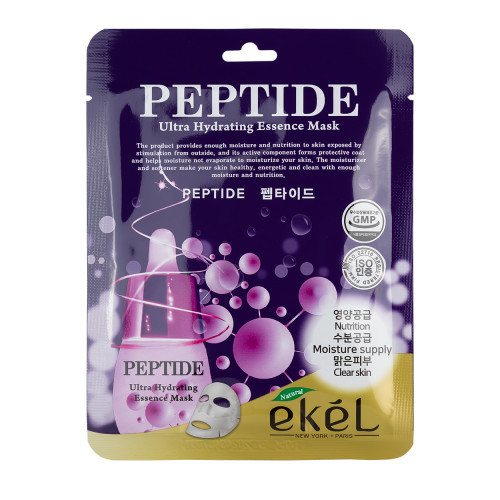 Ekel Peptide Ultra Hydrating Essence Mask sejas maska ar peptīdiem 1gab.