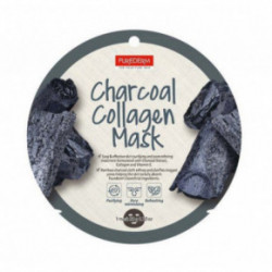 Purederm Charcoal Collagen Mask Kolagēna sejas maska ​​ar kokogli 18g