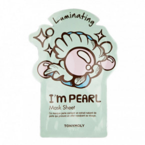 TONYMOLY I'm Real Pearl Mask Sheet Sejas maska 1gab.