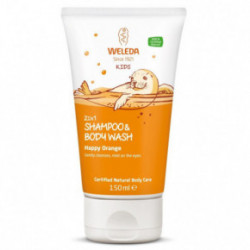 Weleda Happy Orange 2in1 Shampoo & Body Wash Šampūns bērnu matiem un ķermenim 150ml