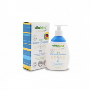 Vitalkind Shiny Shampoo & Conditioner Šampūns un kondicionieris vienā 200ml