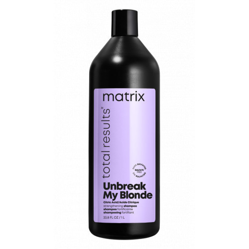 Matrix Total Results Unbreak My Blonde Citric Acid Shampoo Stiprinošs šampūns blondiem matiem 300ml