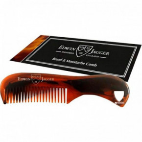 Edwin Jagger Beard & Moustache Comb Bārdas un ūsu ķemme Brown