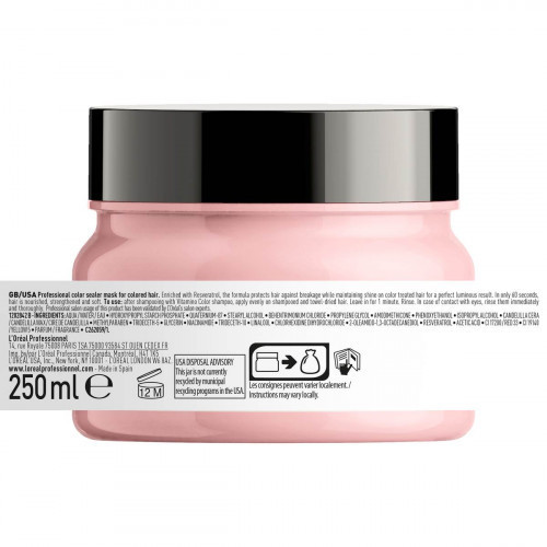 L'Oréal Professionnel Vitamino Color Resveratrol Masque Maska krāsotiem matiem 250ml
