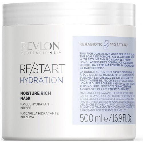 Revlon Professional RE/START Hydration Moisture Rich Mask Mitrinoša matu maska 200ml