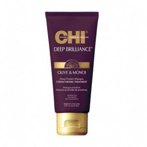 CHI Deep Brilliance Nostiprināma proteīnu maska ar olīveļļu un Monoi eļļam 237ml