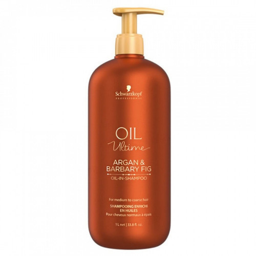 Schwarzkopf Professional Oil Ultime Argan & Barbary Fig Shampoo Šampūns bojātiem un nepaklausīgiem matiem 300ml