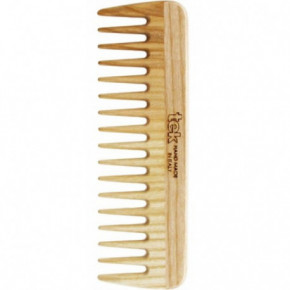 TEK Natural Small Hair Comb with Wide Teeth Matu ķemme ar retiem zobiems Natural