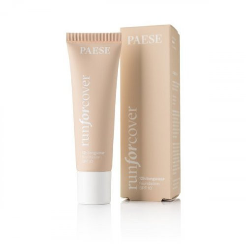 Paese Run for Cover 12h Longwear Foundation SPF10 Tonālais krēms 10C Ivory