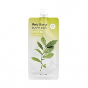 Missha Pure Source Pocket Pack Maska sejai ar zaļās tējas ekstraktu 10ml