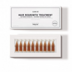PREVIA Hair Regrowth Treatment Asinsrīti stimulējošas ampulas 10x3ml