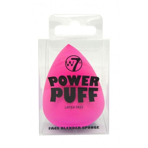 W7 cosmetics Power Puff Sūkļis dekoratīvās kosmētikas uzklāšanai Pink