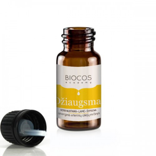 BIOCOS academy Essential Oil Blend Ēterisko eļļu maisījums DŽIAUGSMAS 10ml