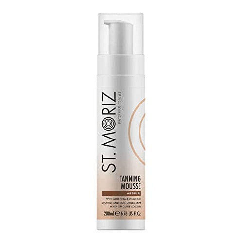 St. moriz Professional Tanning Mousse Medium Paštonējošas putas vidēji tumšam iedeguma tonim 200ml