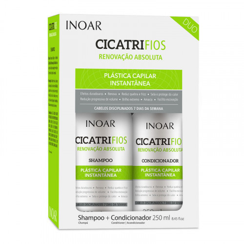 Inoar CicatriFios Duo Kit Matu struktūru atjaunojošs komplekts 2x250ml