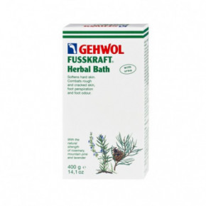 Gehwol Fusskraft Herbal Bath Augu ēteriskās eļļas saturoša sāls pēdu vannošanai 400g