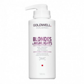 Goldwell Dualsenses Blondes & Highlights 60sec Treatment Atjaunojoša maska gaišiem matiem 500ml
