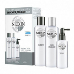 Nioxin SYS1 Care System Trial Kit Komplekts dabīgiem matiem ar vieglu retināšanu Small