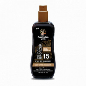 Australian Gold Spray Gel with Instant Bronzer SPF15 Izsmidzināms saules aizsargkrēms ar bronzeri 237ml