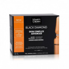MartiDerm Black Diamond Skin Complex Advanced Sejas ampulas 10amp.