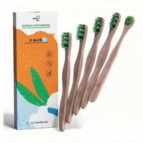 Moti Co. Bamboo Toothbrush Kit Bambusa mutes dobuma kopšanas komplekts Komplekts