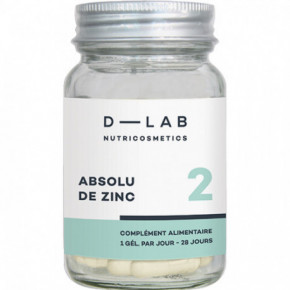 D-LAB Nutricosmetics Absolu de Zinc Uztura bagātinātājs cinks 1 Mēnesim