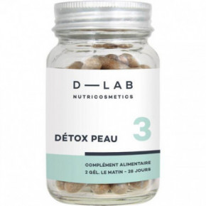 D-LAB Nutricosmetics Détox Peau Uztura bagātinātāji ādas detoksikācijai 1 Mēnesim
