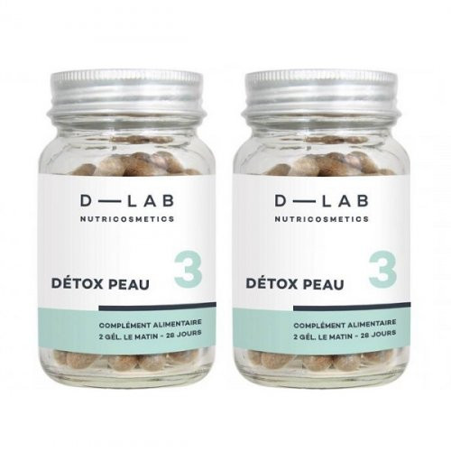 D-LAB Nutricosmetics Détox Peau Uztura bagātinātāji ādas detoksikācijai 1 Mēnesim