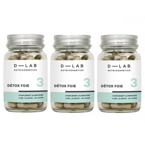 D-LAB Nutricosmetics Detox Foie Uztura bagātinātājs aknu detoksikācijai 1 Mēnesim