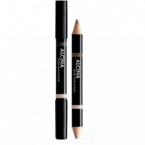 Alcina Perfect Eyebrown Styler Divpusējs uzacu modelēšanas zīmulis Light 010