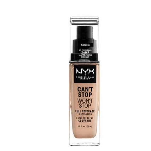 Nyx professional makeup Can't Stop Won't Stop Full Coverage Foundation Tonālais krēms 30ml