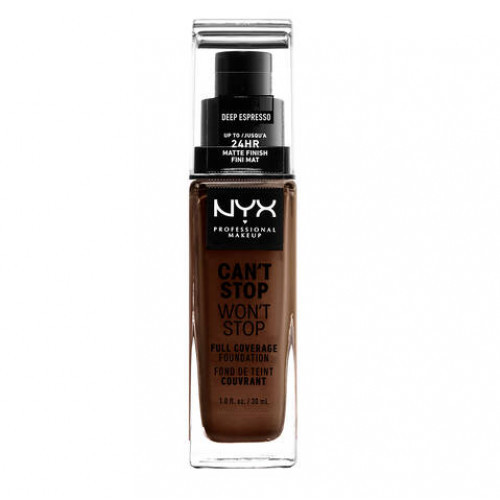 Nyx professional makeup Can't Stop Won't Stop Full Coverage Foundation Tonālais krēms 30ml