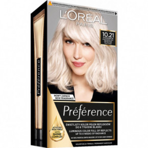 L'Oréal Paris Preference Hair Color Ilgnoturīga matu krāsa 10.21 Stockholm