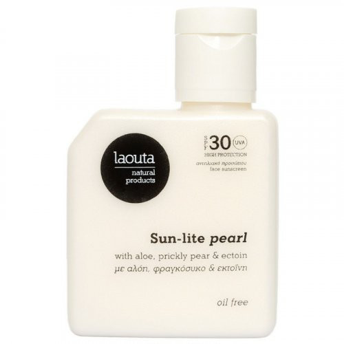 Laouta Sun Lite Pearl Oil Free Face Sunscreen SPF30 Sejas saules aizsargkrēms 50ml