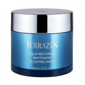 Terrazen Aqua Recharge Whitening Sleeping Mask Izgaismojoša nakts sejas maska 80ml