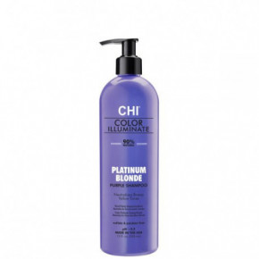 CHI Ionic Color Illuminate Platinum Blonde Shampoo Krāsu atjaunojošs šampūns 355ml