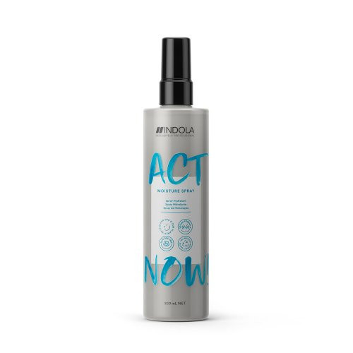Indola Act Now! Moisture Spray Izsmidzināmais līdzeklis matu mitrināšanai 200ml