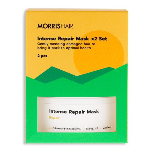 MorrisHair Intense Repair Mask Duo Set Masku komplekts bojātiem matiem