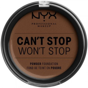 Nyx professional makeup Can't Stop Won't Stop Powder Foundation Kompakt pūderis 10.7g