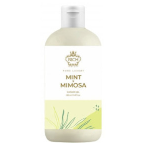 Rich Pure Luxury Mint & Mimosa Shower Gel Mitrinoša un barojoša dušas želeja ar tropisko aromātu 280ml