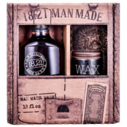 18.21 Man Made Wash & Wax Sweet Tobacco Gift Set Vīriešu dāvanu komplekts