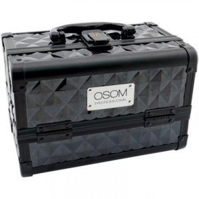 OSOM Professional Makeup Case Dekoratīvās kosmētikas koferis Black