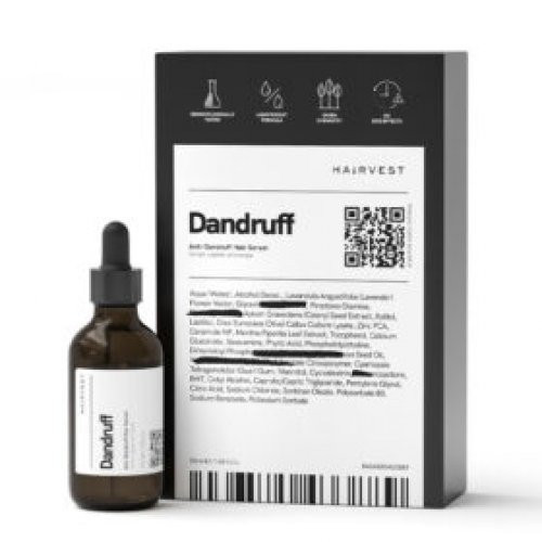 HAIRVEST Dandruff Anti - Dandfuff Hair Serum Attīrošs galvas ādu serums pret blaugznām 55ml