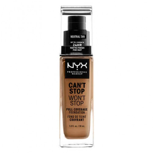 Nyx professional makeup Can't Stop Won't Stop Full Coverage Foundation Tonālais krēms 30ml